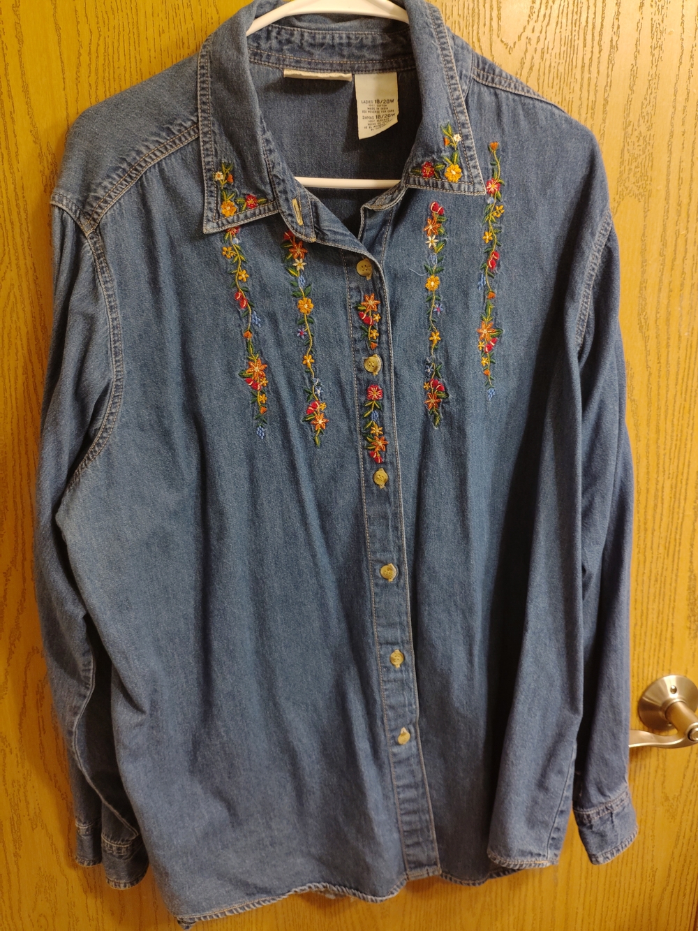 Faded Glory Light Blue Denim Jacket